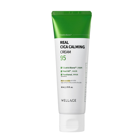 WELLAGE Real Cica Calming 95 Cream 80mL